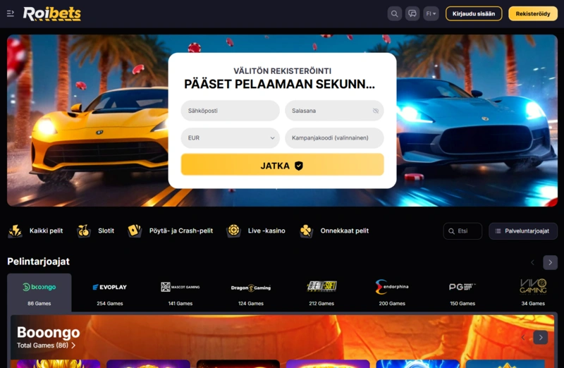 roibets home page